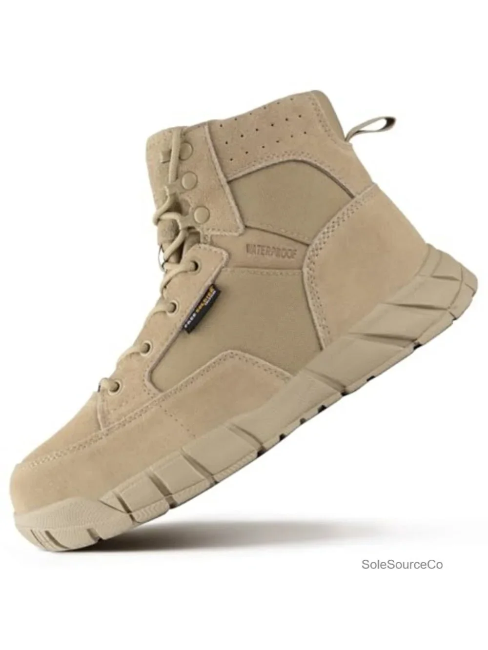 Men's Durable Suede Leather & Cordura Tactical Hiking Boots Waterproof 6